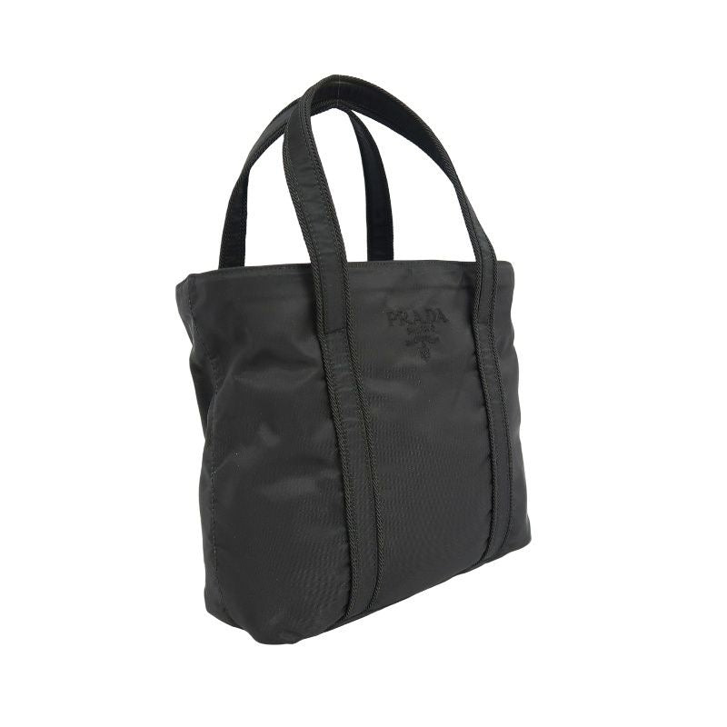 Prada Tote Bag Nylon Black Prada Black Canvas Tote Bag