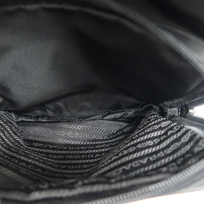 PRADA Shoulder Bag, Nylon Material, Black Color, with Dust Bag