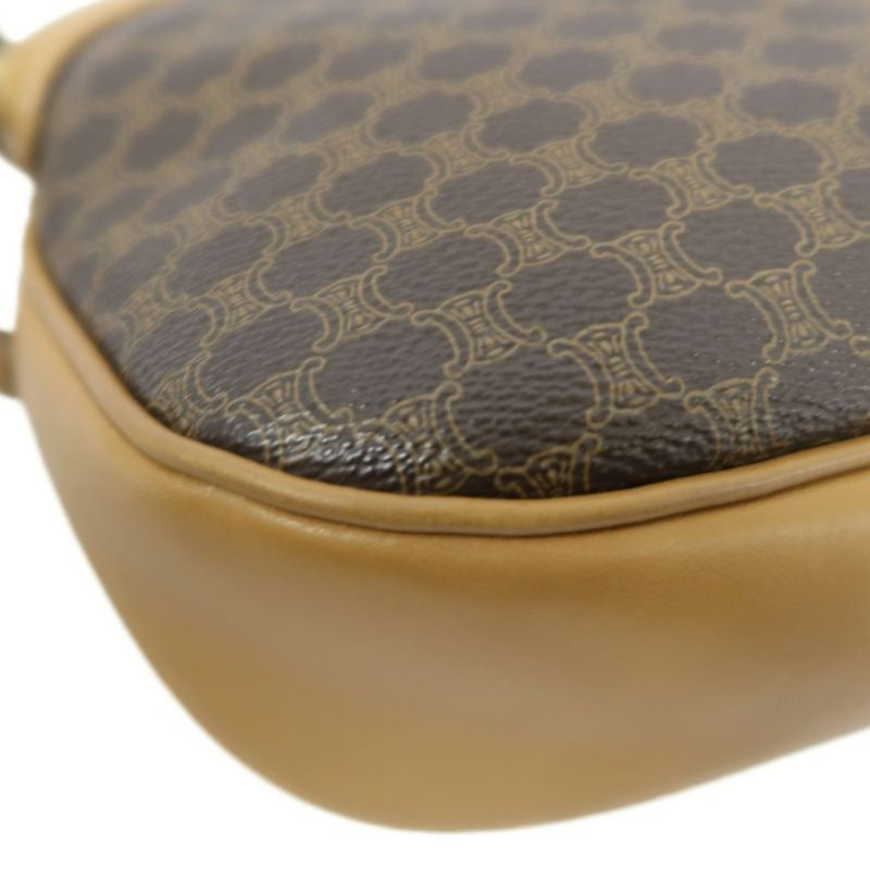 Celine Macadam Shoulder Bag Brown Celine Monogram PVC Apple Crossbody Bag