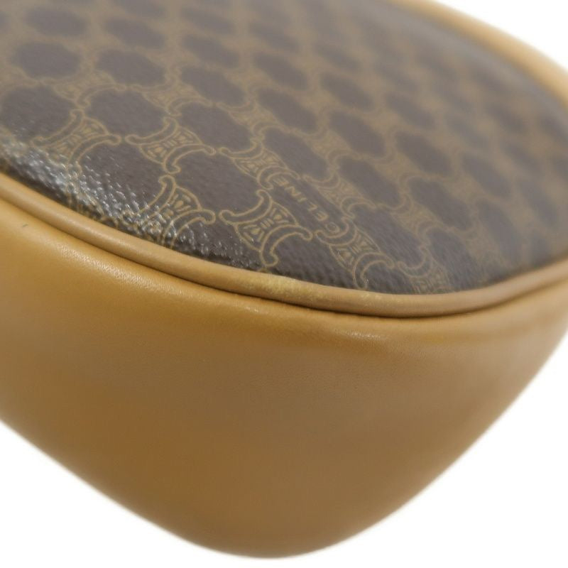 Celine Macadam Shoulder Bag Brown Celine Monogram PVC Apple Crossbody Bag