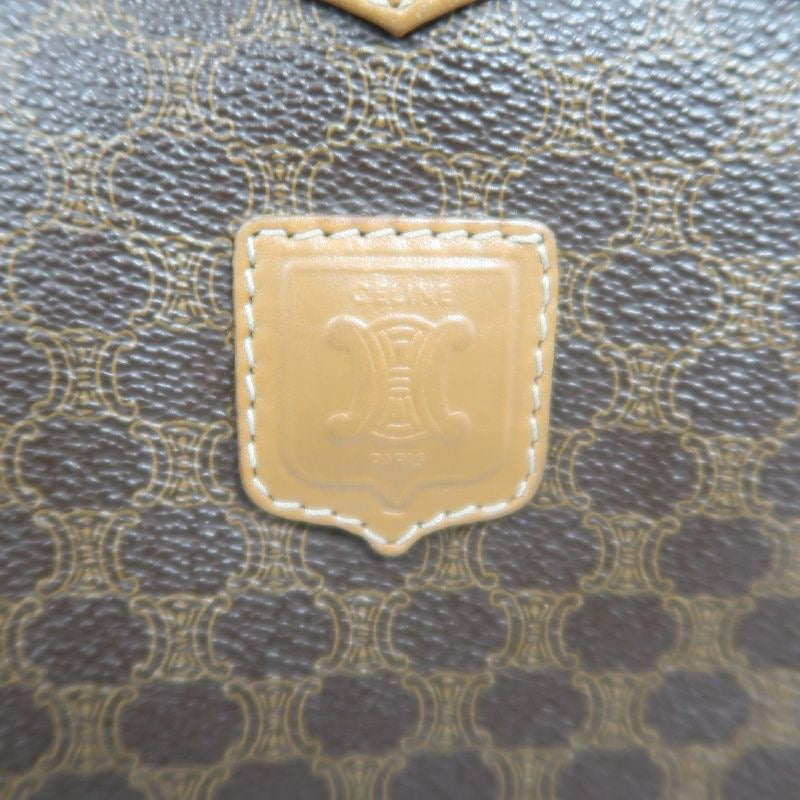 Celine Macadam Shoulder Bag Brown Celine Monogram PVC Apple Crossbody Bag