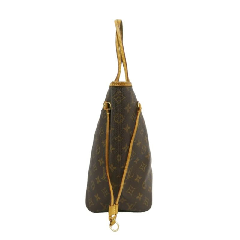 LOUIS VUITTON Monogram Neverfull Tote Bag, Brown, with dust bag