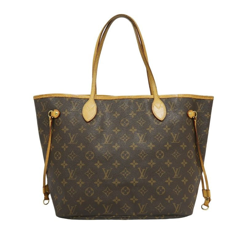 LOUIS VUITTON Monogram Neverfull Tote Bag, Brown, with dust bag