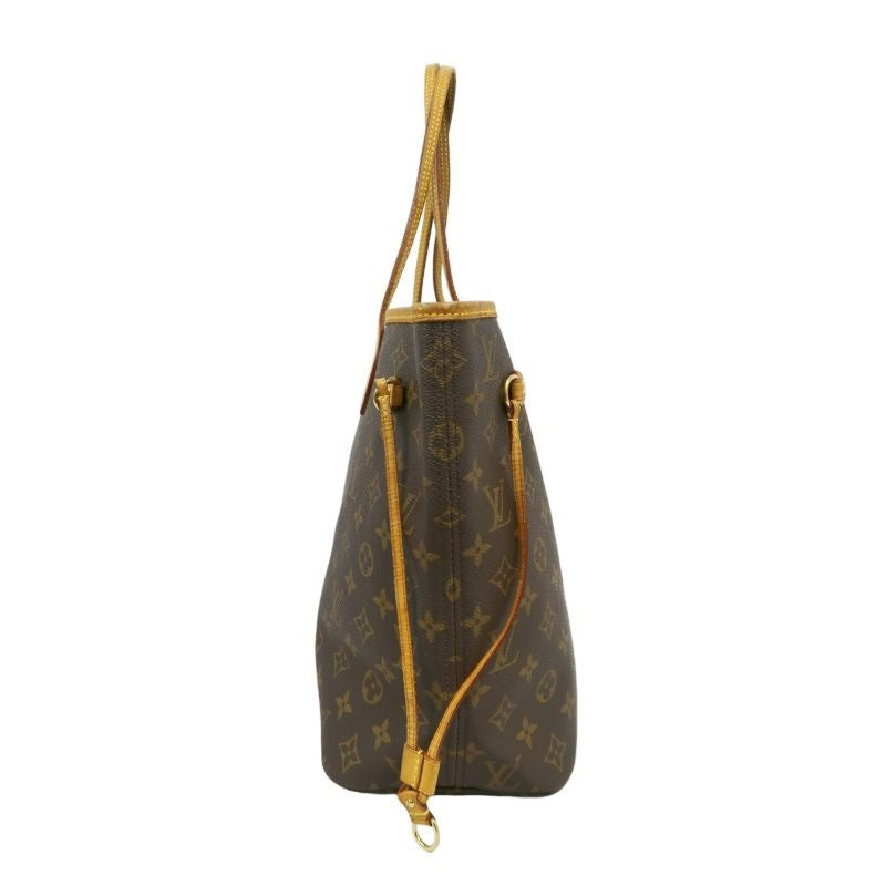 LOUIS VUITTON Monogram Neverfull Tote Bag, Brown, with dust bag
