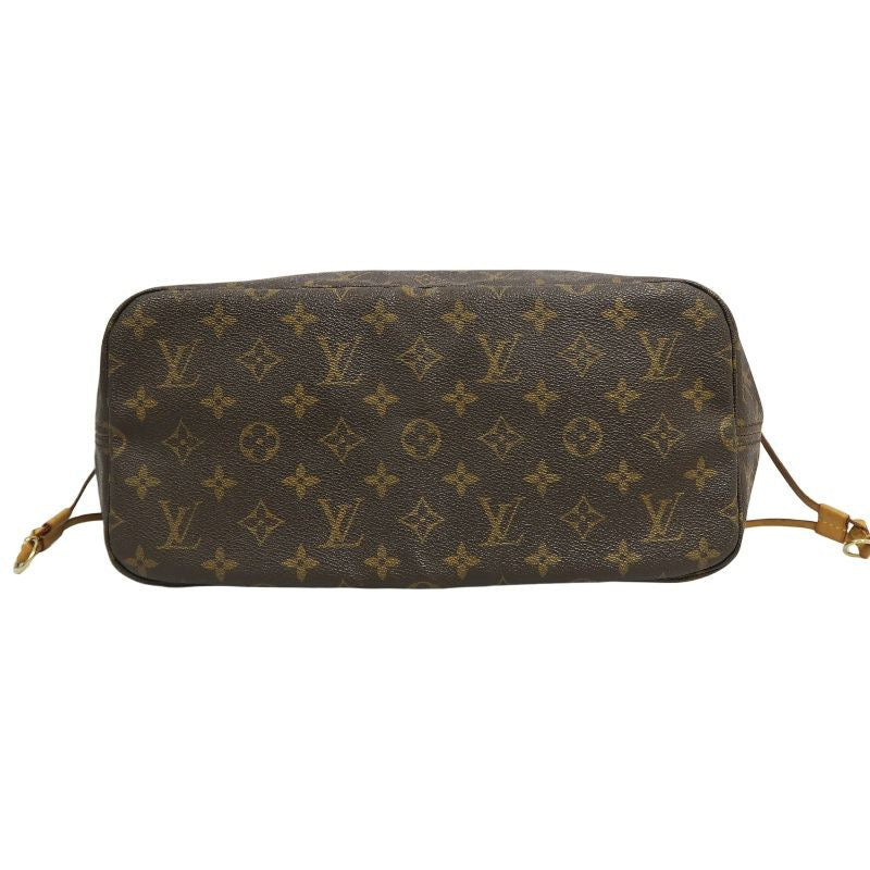 LOUIS VUITTON Monogram Neverfull Tote Bag, Brown, with dust bag