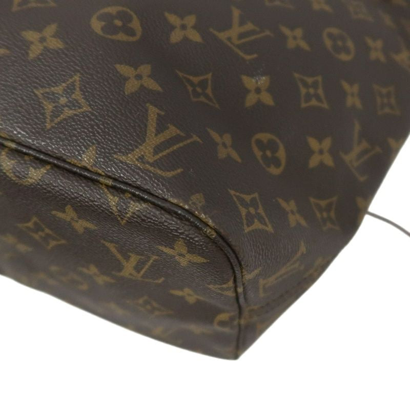 LOUIS VUITTON Monogram Neverfull Tote Bag, Brown, with dust bag
