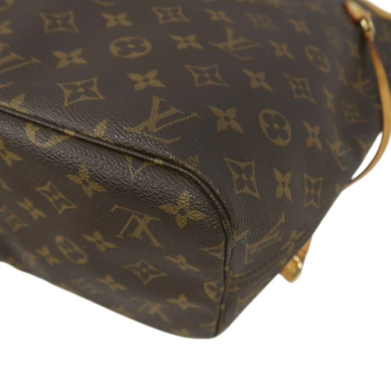LOUIS VUITTON Monogram Neverfull Tote Bag, Brown, with dust bag