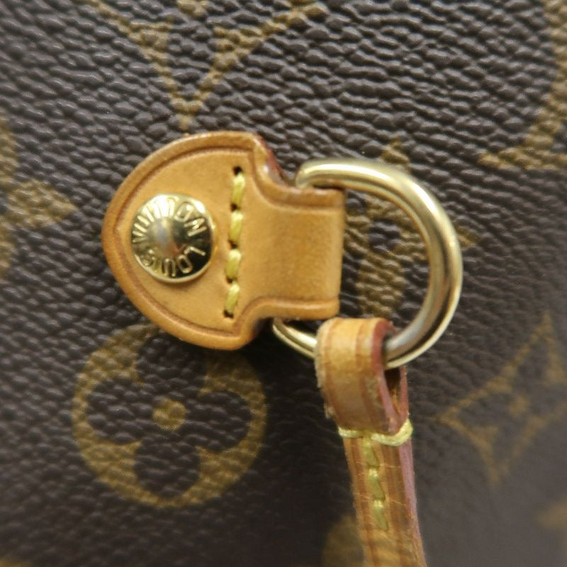 LOUIS VUITTON Monogram Neverfull Tote Bag, Brown, with dust bag