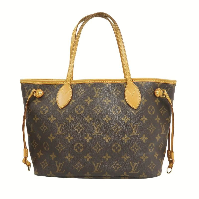 LOUIS VUITTON Monogram Neverfull MM Tote Bag, Brown, PVC Material, Shoulder & Shopping Bag