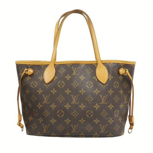 LOUIS VUITTON Monogram Neverfull MM Tote Bag, Brown, PVC Material, Shoulder & Shopping Bag