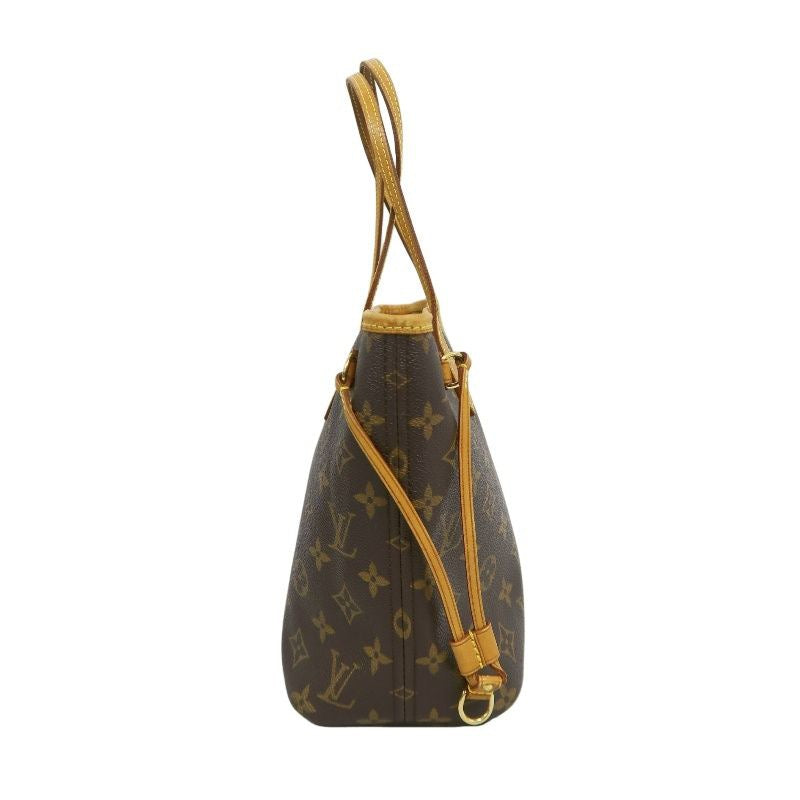 LOUIS VUITTON Monogram Neverfull MM Tote Bag, Brown, PVC Material, Shoulder & Shopping Bag