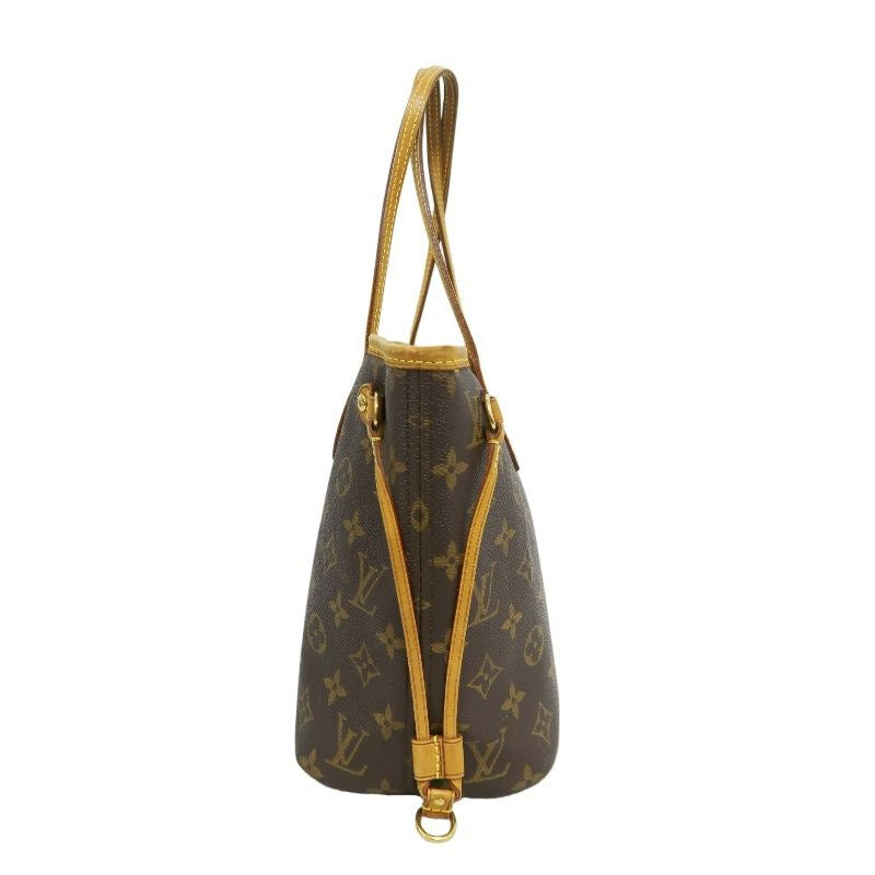 LOUIS VUITTON Monogram Neverfull MM Tote Bag, Brown, PVC Material, Shoulder & Shopping Bag