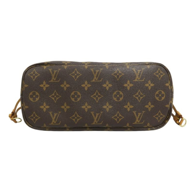 LOUIS VUITTON Monogram Neverfull MM Tote Bag, Brown, PVC Material, Shoulder & Shopping Bag