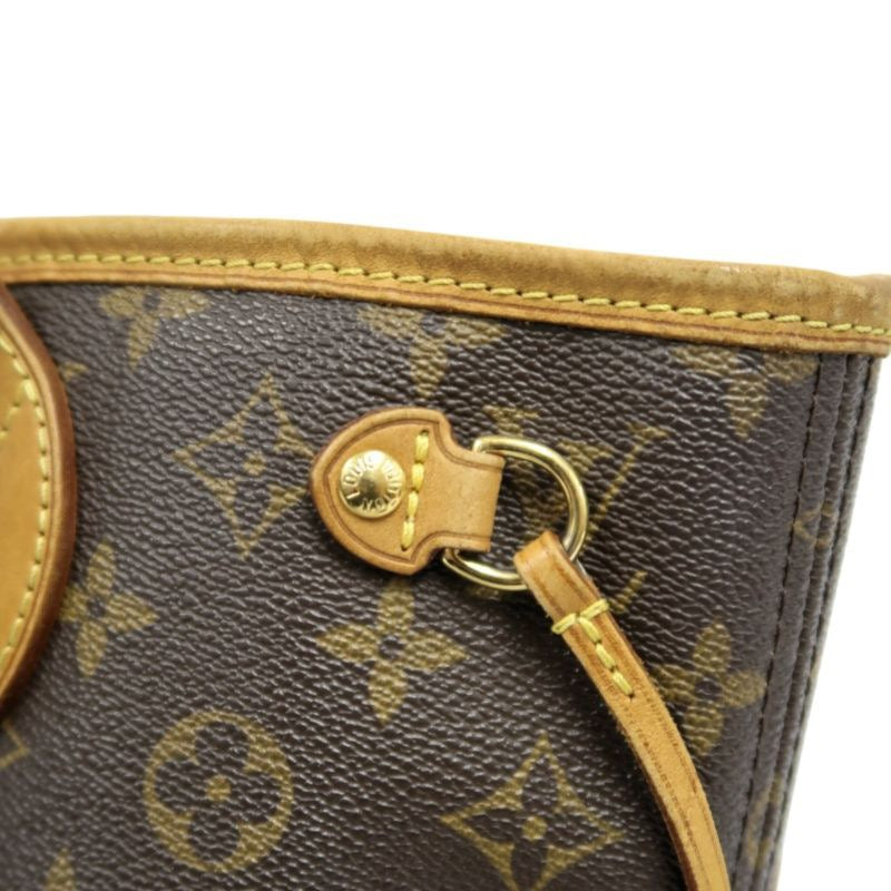 LOUIS VUITTON Monogram Neverfull MM Tote Bag, Brown, PVC Material, Shoulder & Shopping Bag