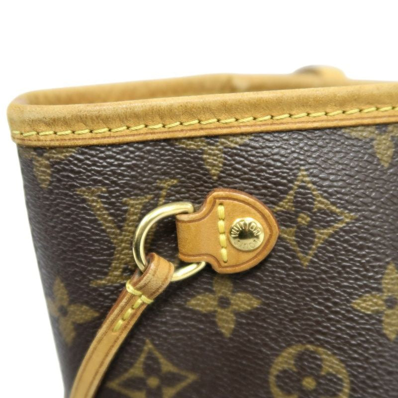 LOUIS VUITTON Monogram Neverfull MM Tote Bag, Brown, PVC Material, Shoulder & Shopping Bag