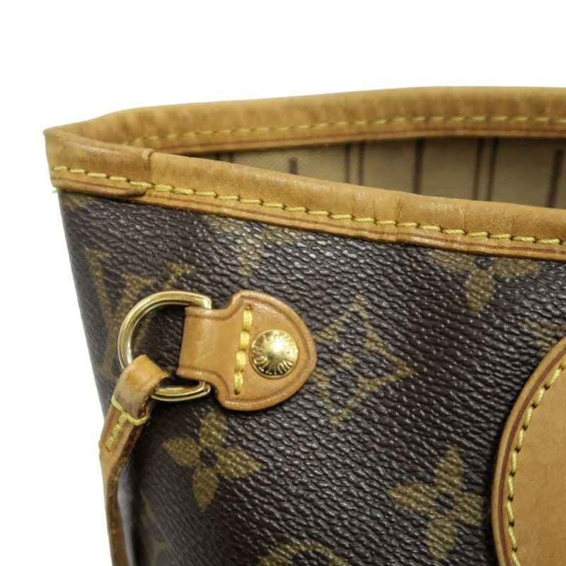 LOUIS VUITTON Monogram Neverfull MM Tote Bag, Brown, PVC Material, Shoulder & Shopping Bag