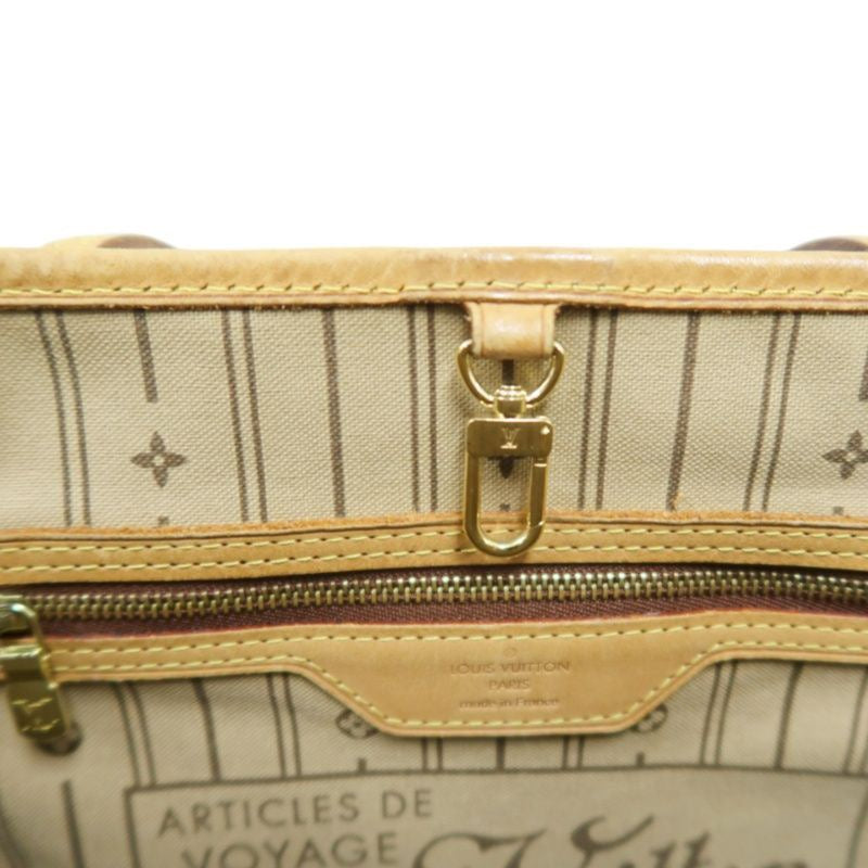 LOUIS VUITTON Monogram Neverfull MM Tote Bag, Brown, PVC Material, Shoulder & Shopping Bag