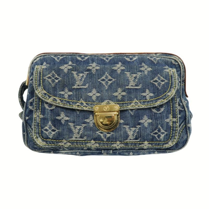 LOUIS VUITTON  Blue Denim Canvas Bumbag, Crossbody Bag