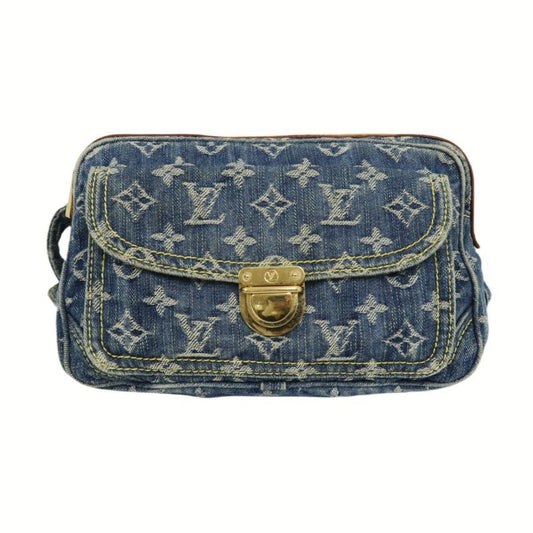 LOUIS VUITTON  Blue Denim Canvas Bumbag, Crossbody Bag