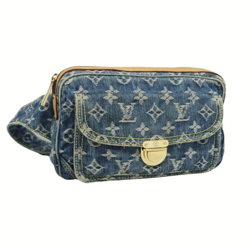 LOUIS VUITTON  Blue Denim Canvas Bumbag, Crossbody Bag