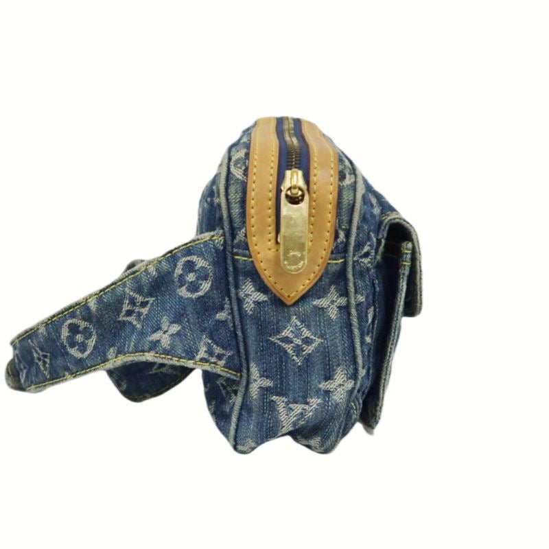 LOUIS VUITTON  Blue Denim Canvas Bumbag, Crossbody Bag