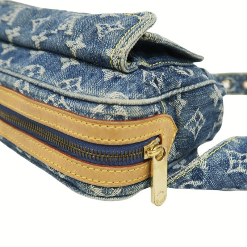 LOUIS VUITTON  Blue Denim Canvas Bumbag, Crossbody Bag