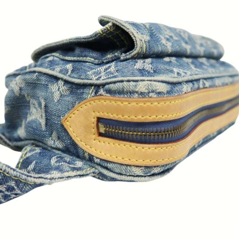 LOUIS VUITTON  Blue Denim Canvas Bumbag, Crossbody Bag