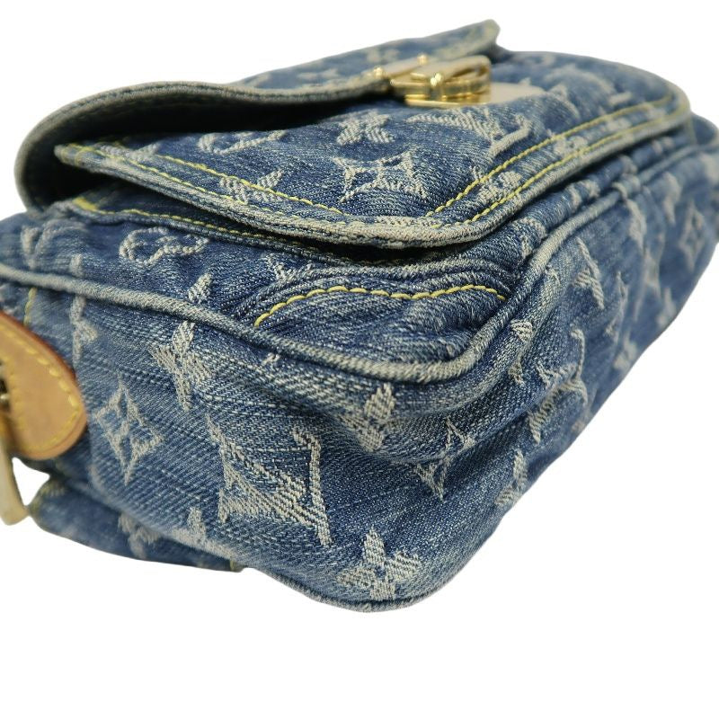 LOUIS VUITTON  Blue Denim Canvas Bumbag, Crossbody Bag