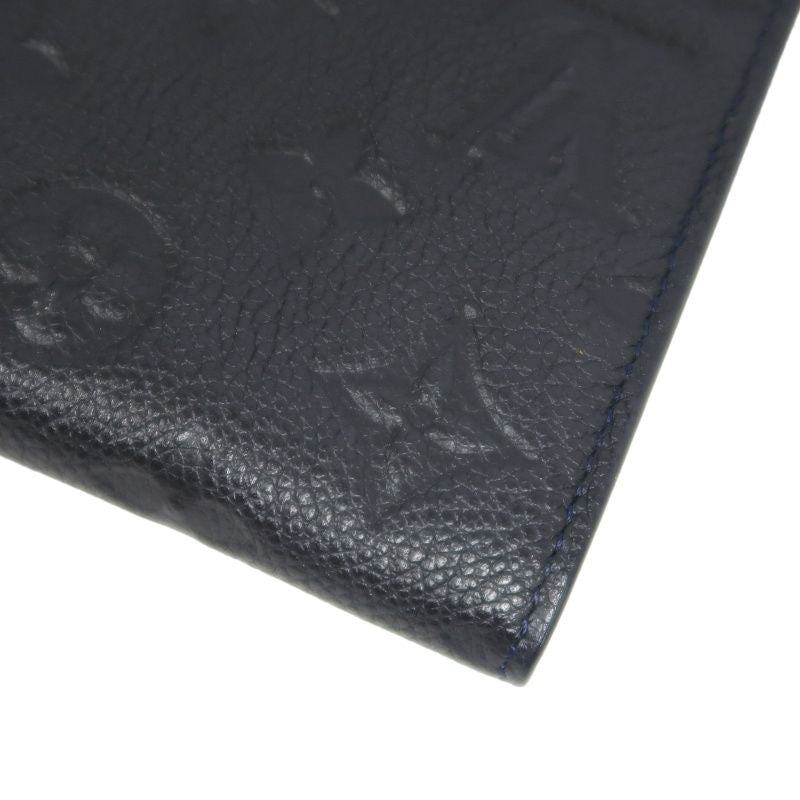 LOUIS VUITTON Portefeuille Curieuse, Empreinte, Long Wallet, Black, Gold Hardware, PVC Material
