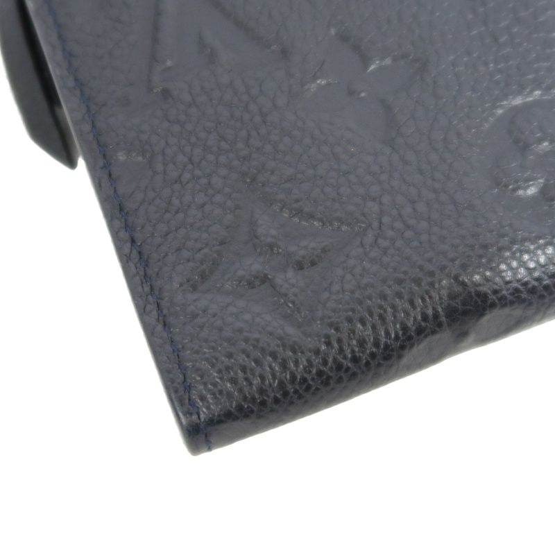 LOUIS VUITTON Portefeuille Curieuse, Empreinte, Long Wallet, Black, Gold Hardware, PVC Material