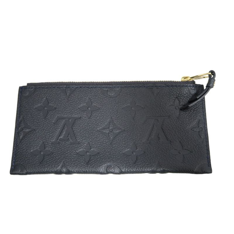 LOUIS VUITTON Portefeuille Curieuse, Empreinte, Long Wallet, Black, Gold Hardware, PVC Material