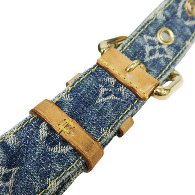 LOUIS VUITTON  Blue Denim Canvas Bumbag, Crossbody Bag