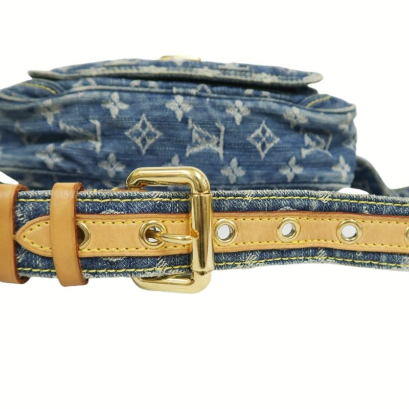 LOUIS VUITTON  Blue Denim Canvas Bumbag, Crossbody Bag