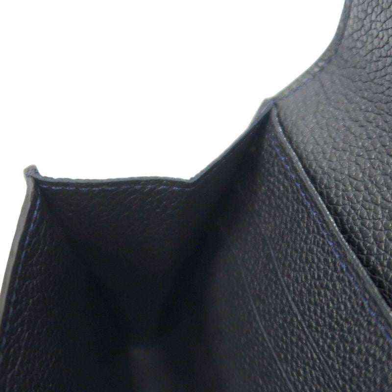LOUIS VUITTON Portefeuille Curieuse, Empreinte, Long Wallet, Black, Gold Hardware, PVC Material