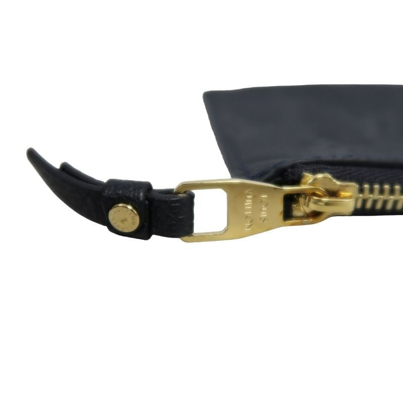 LOUIS VUITTON Portefeuille Curieuse, Empreinte, Long Wallet, Black, Gold Hardware, PVC Material