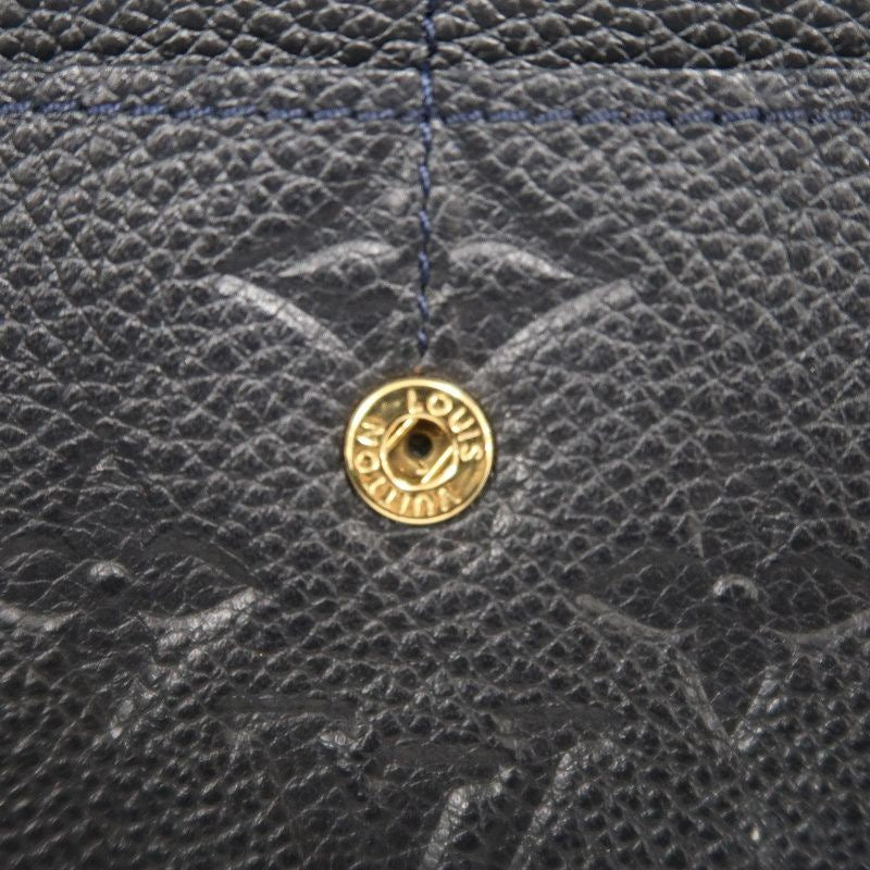 LOUIS VUITTON Portefeuille Curieuse, Empreinte, Long Wallet, Black, Gold Hardware, PVC Material