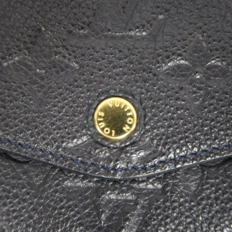 LOUIS VUITTON Portefeuille Curieuse, Empreinte, Long Wallet, Black, Gold Hardware, PVC Material