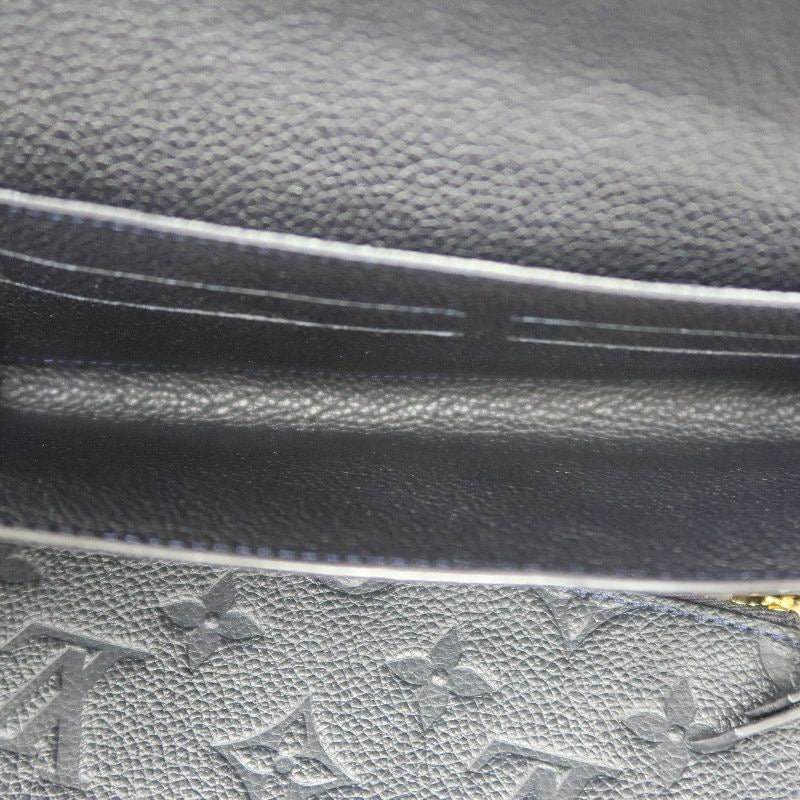 LOUIS VUITTON Portefeuille Curieuse, Empreinte, Long Wallet, Black, Gold Hardware, PVC Material