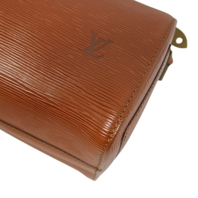 LOUIS VUITTON Speedy 25 Epi Leather Handbag, Brown, with Padlock