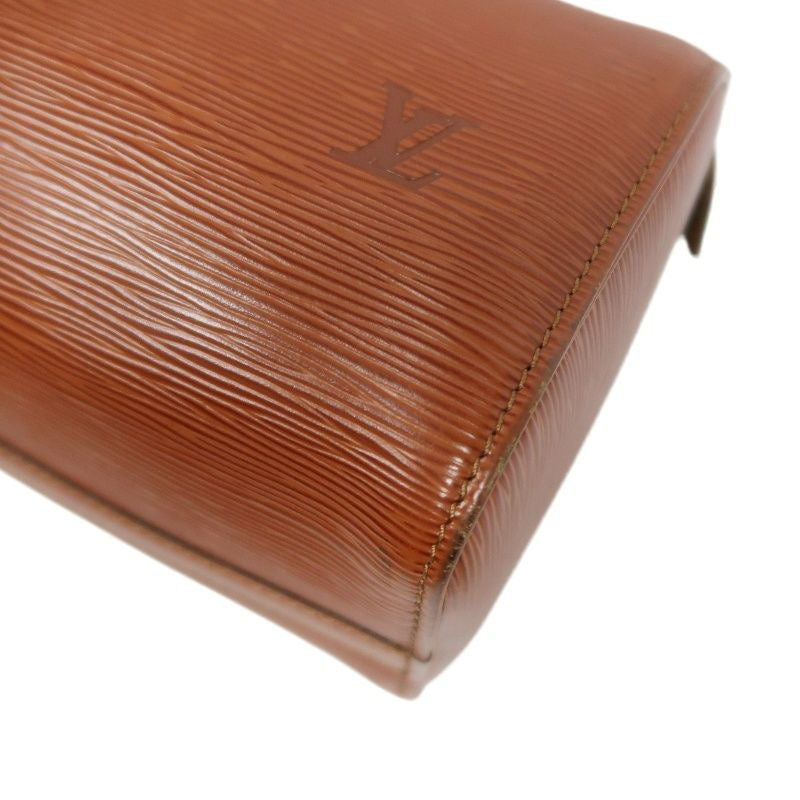 LOUIS VUITTON Speedy 25 Epi Leather Handbag, Brown, with Padlock