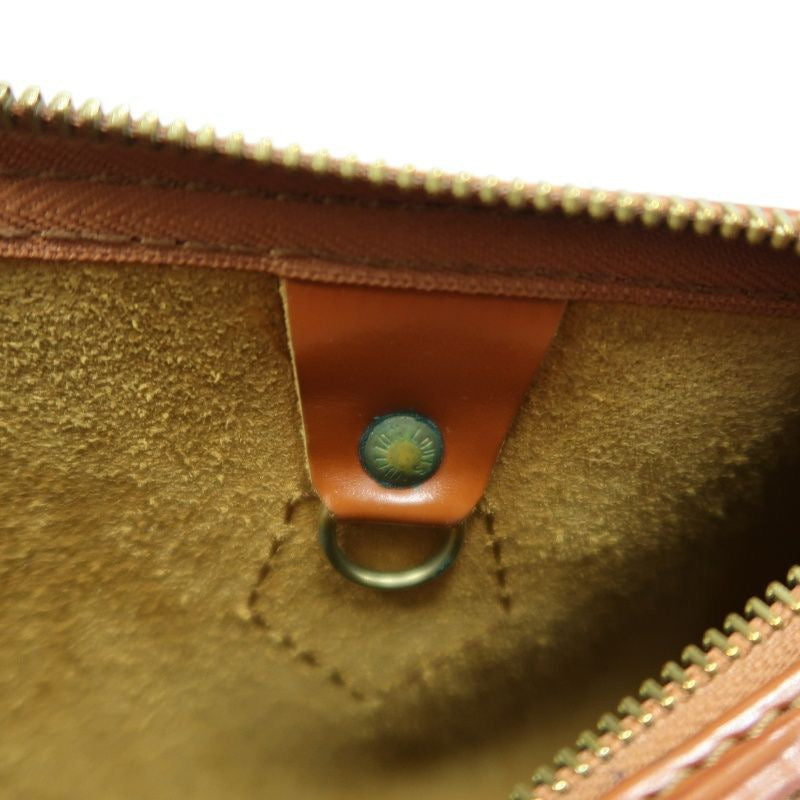 LOUIS VUITTON Speedy 25 Epi Leather Handbag, Brown, with Padlock
