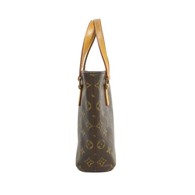 LOUIS VUITTON Monogram Vivian PM Handbag, Brown, PVC Material