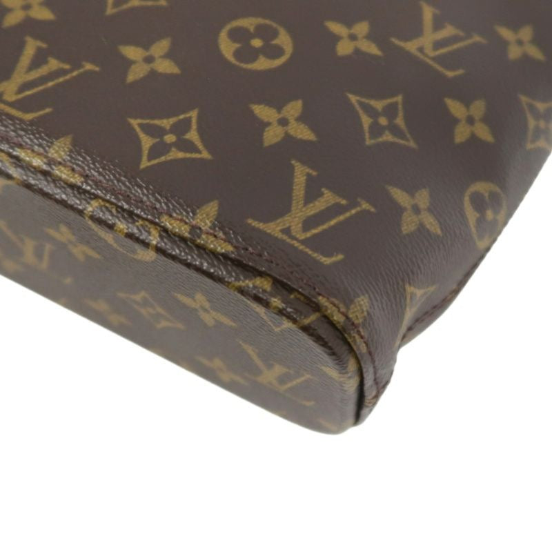 LOUIS VUITTON Monogram Vivian PM Handbag, Brown, PVC Material