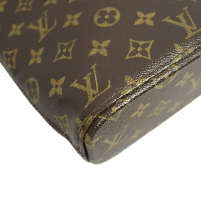 LOUIS VUITTON Monogram Vivian PM Handbag, Brown, PVC Material