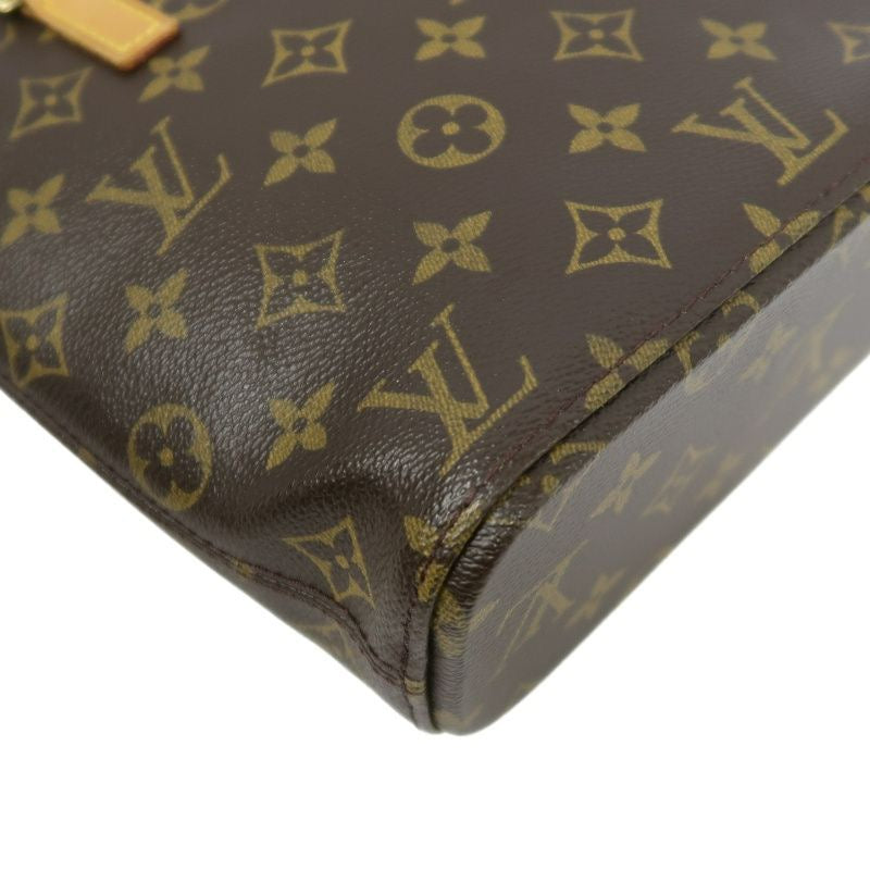 LOUIS VUITTON Monogram Vivian PM Handbag, Brown, PVC Material