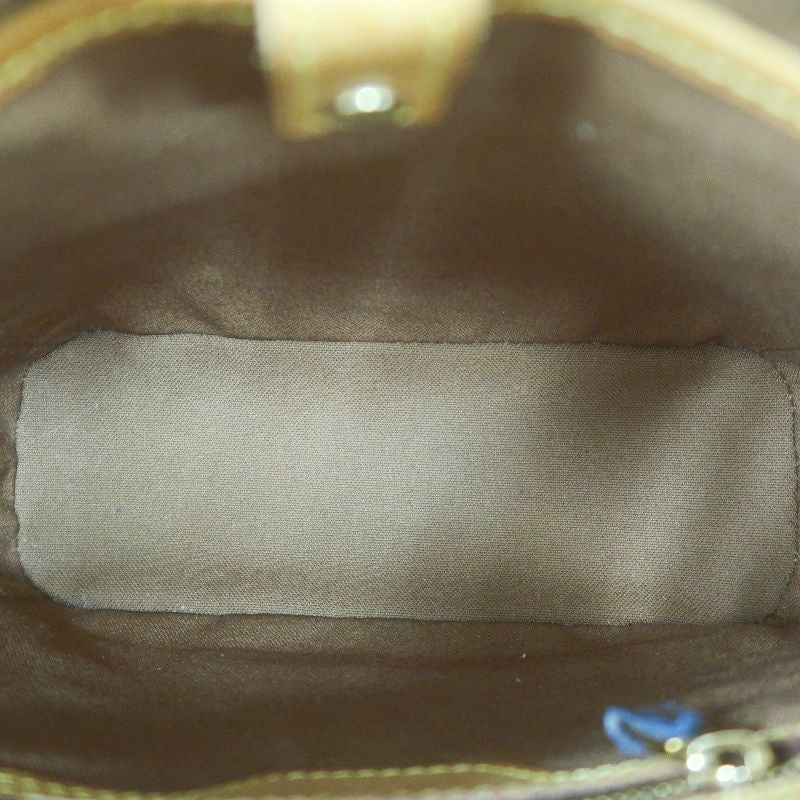 LOUIS VUITTON Monogram Vivian PM Handbag, Brown, PVC Material