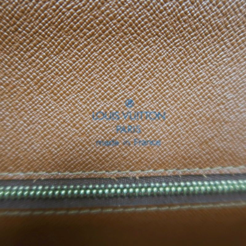 LOUIS VUITTON Monceau 28 Monogram Handbag, Brown, Gold Hardware, with Shoulder Strap and Two Keys, PVC Material