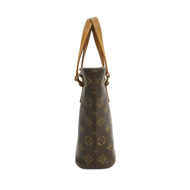 LOUIS VUITTON Monogram Vivian PM Handbag, Brown, PVC Material