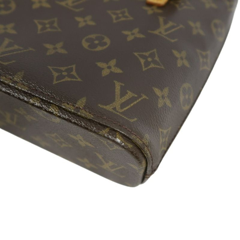 LOUIS VUITTON Monogram Vivian PM Handbag, Brown, PVC Material