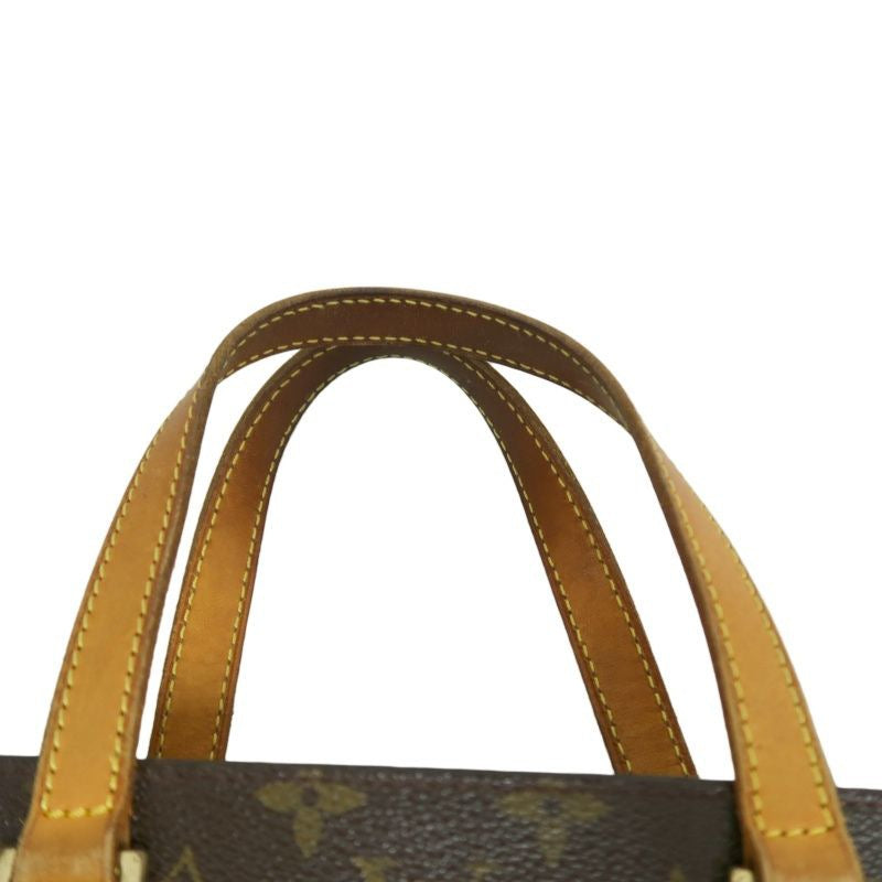 LOUIS VUITTON Monogram Vivian PM Handbag, Brown, PVC Material